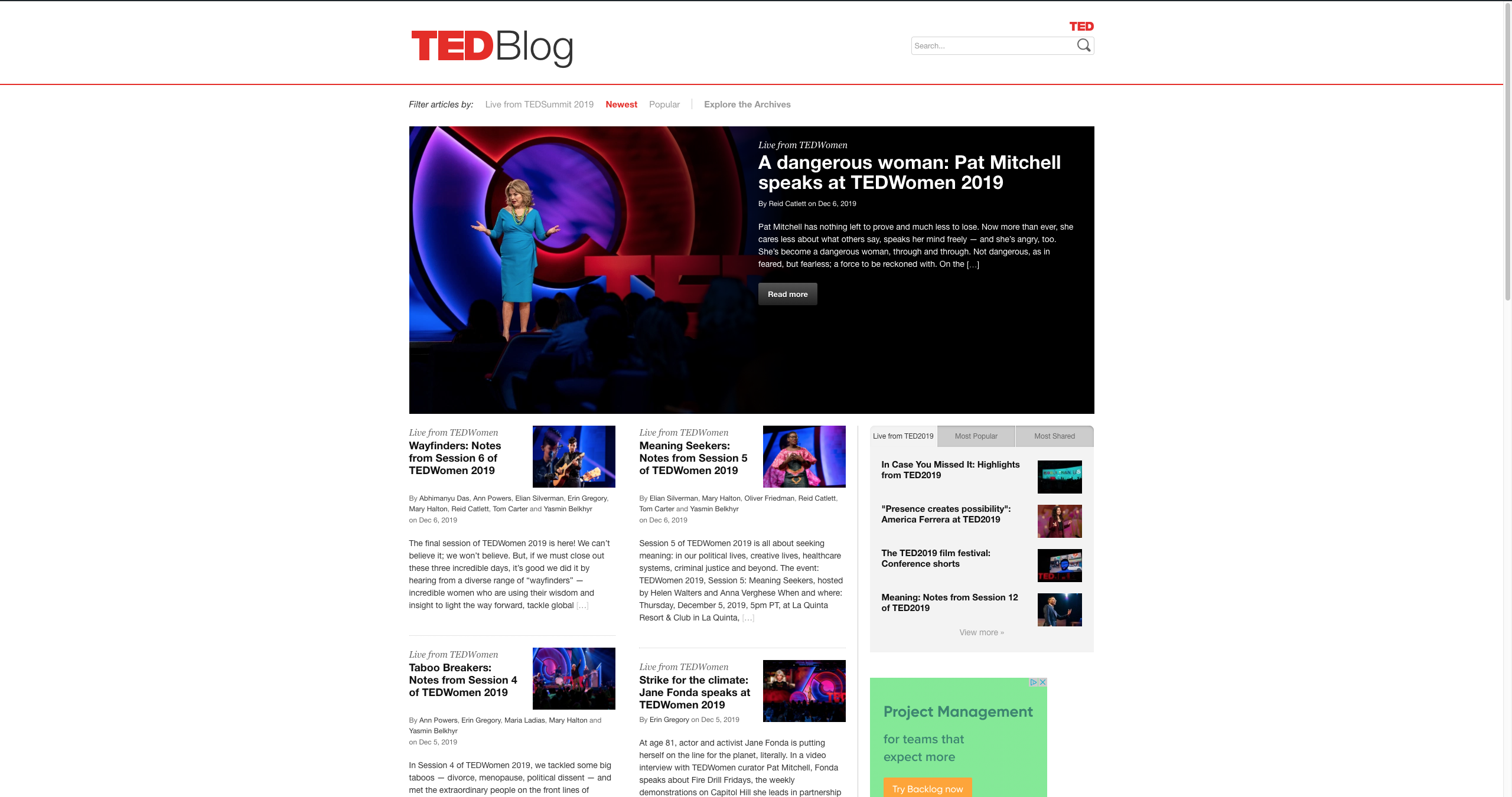 TED Blog